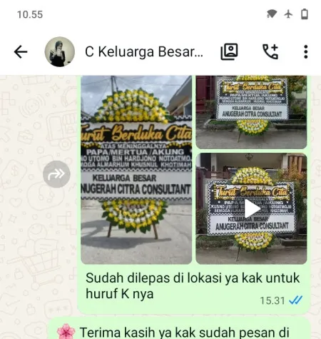 Pengiriman Papan Bunga Duka Pelindung Hewan Astana Anyar