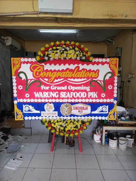 Papan Bunga Ucapan Selamat Pelindung Hewan Astana Anyar