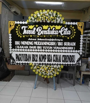 Papan Bunga di Pelindung Hewan Astana Anyar